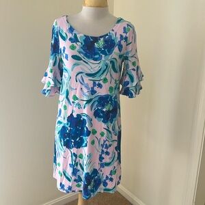 New! Lilly pulitzer small lula dress in pink tropics.